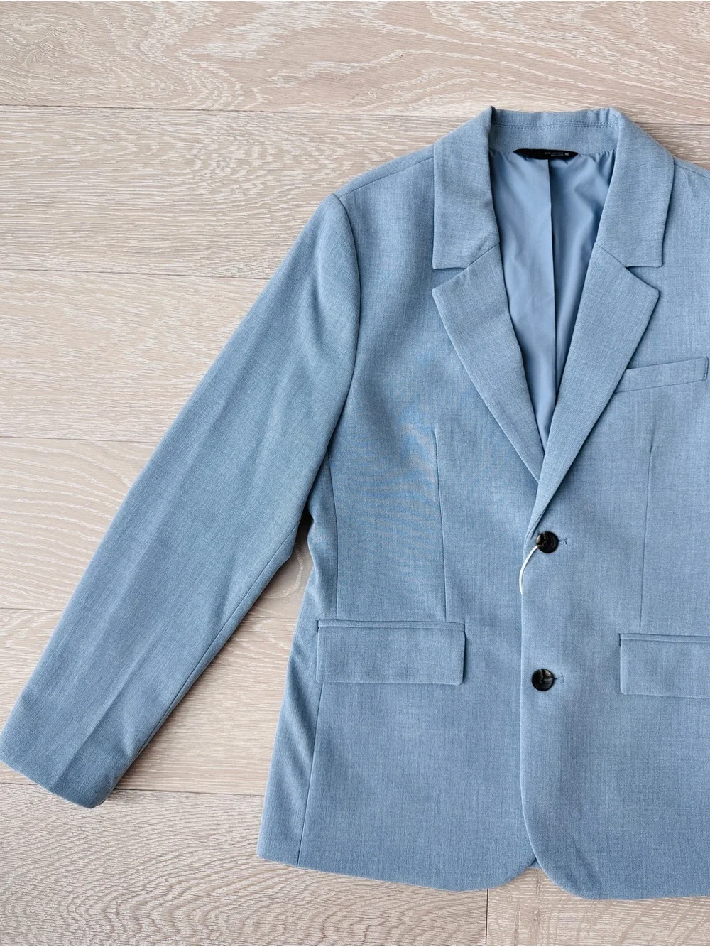 Zara Kid’s Suit Jacket in Pastel Blue